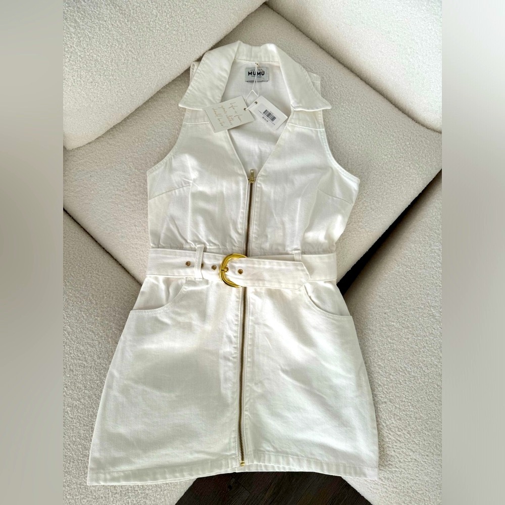 Show me your mumu - white denim dress